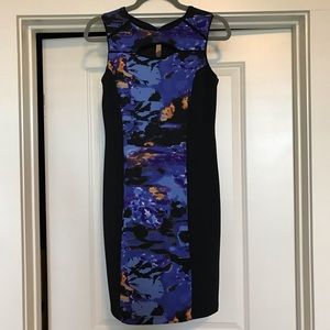Cynthia Rowley abstract print dress